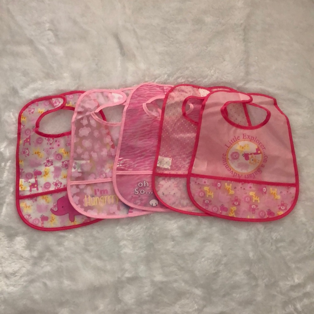 Baby girl bibs